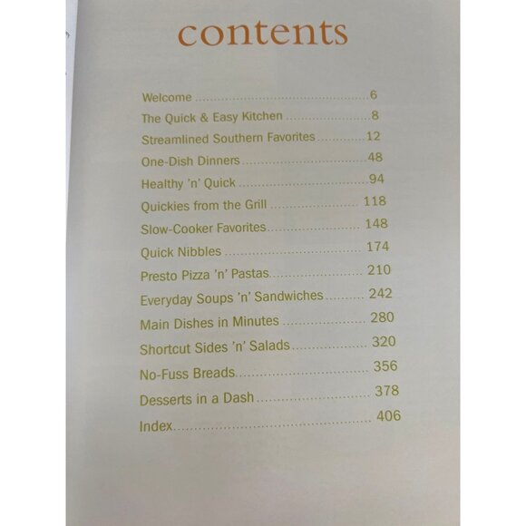 Southern Living Quick & Easy Cookbook 2008 - Picture 3 of 4